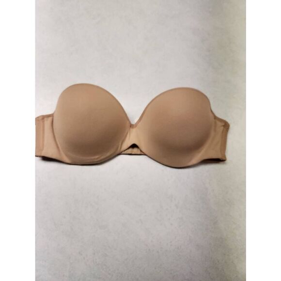 Le Mystere Size 34A Beige Strapless Push Up Bra - Picture 1 of 3